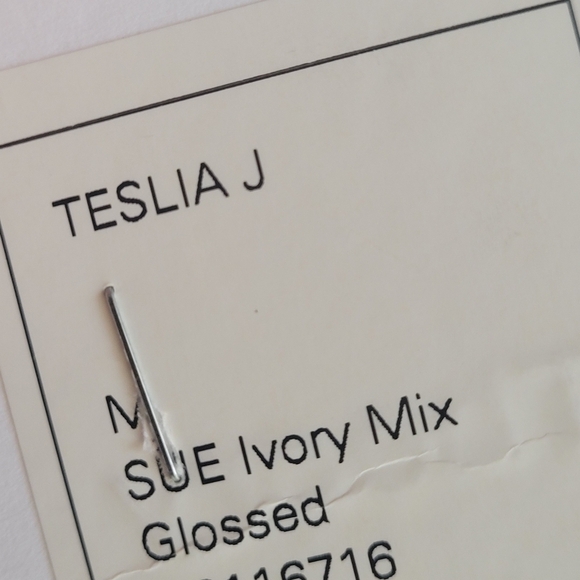 Theory Teslia J Sue Ivory Mix Glossed Printed Skirt Medium knit textured Stretch - Picture 7 of 9